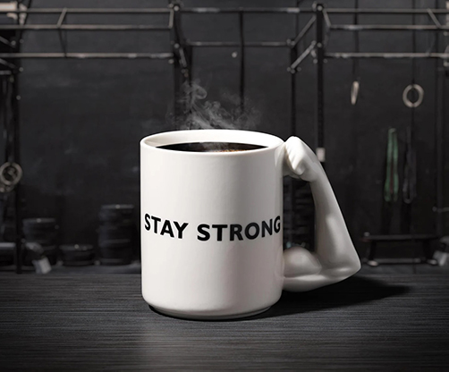 Stay Strong Bicep Mug