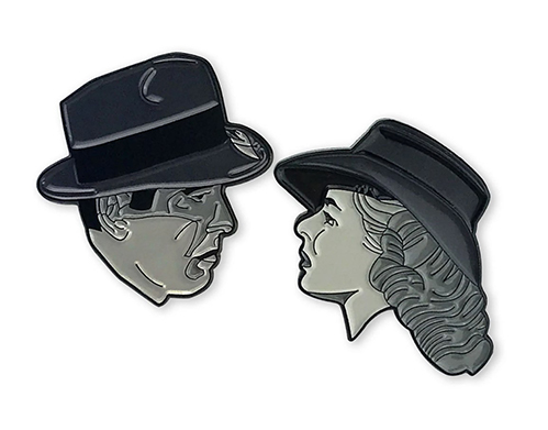 Rick & Ilsa Enamel Pins