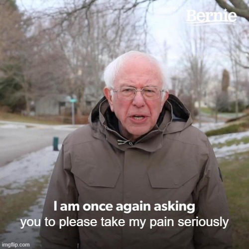 bernie sanders chronic illness meme