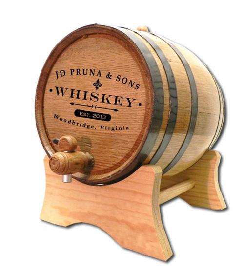 Custom Whiskey Barrel