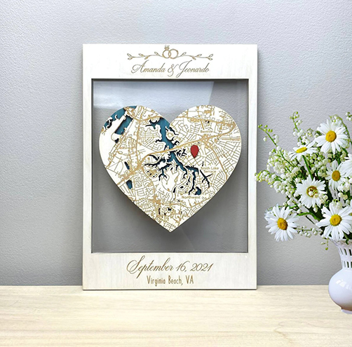 engagement gifts - Location Photo Map
