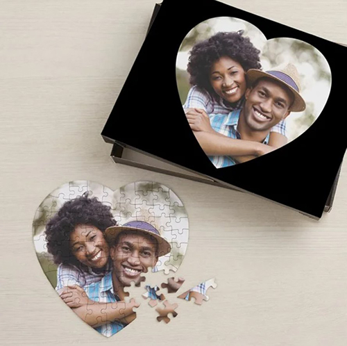 Heart Shaped Photo Puzzle