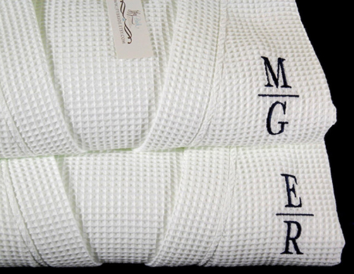 Monogrammed Couple's Robe