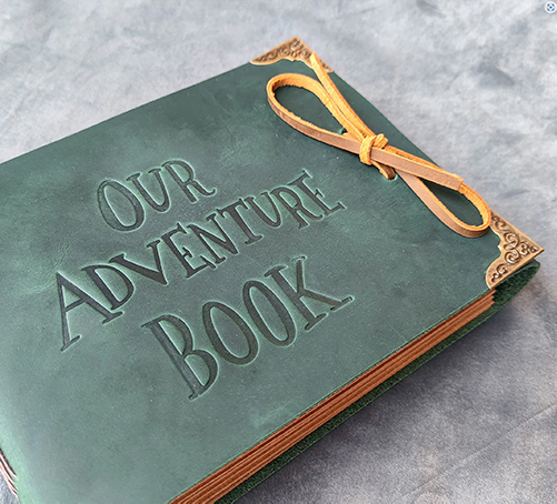 Our Adventure Book Engagement Scrapbook