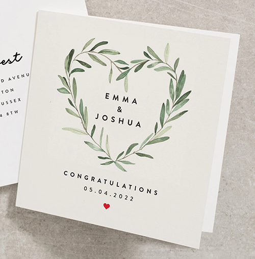 Personalized Congratulations Card