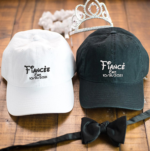 engagement gifts - Personalized Couple's Hats