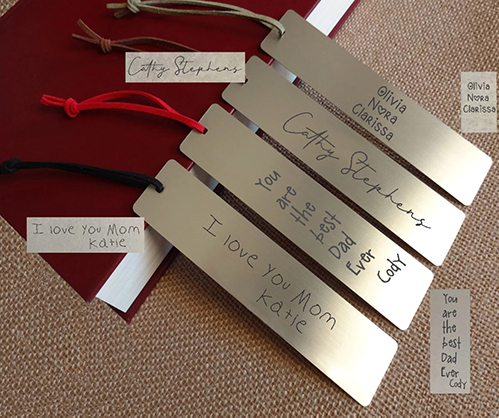 girlfriend graduation gifts-Handwriting Bookmark