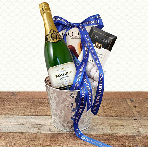 Happy Graduation Champagne Gift Basket