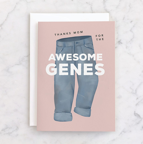Awesome Genes Mother's Day Card
