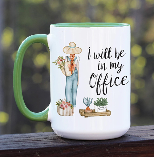 I Will Be in My Office - personalized mother's day gift