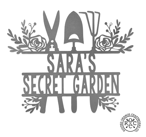 personalized mother's day gift-Secret Garden Sign