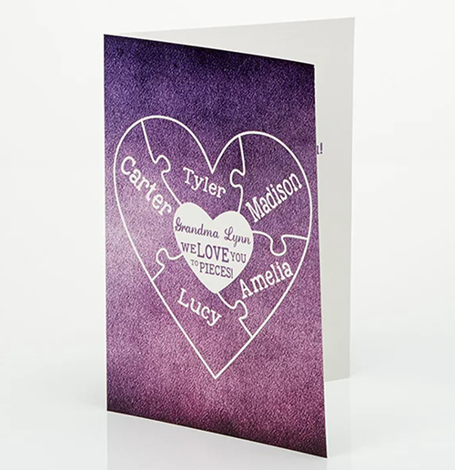 We Love you to Pieces Card