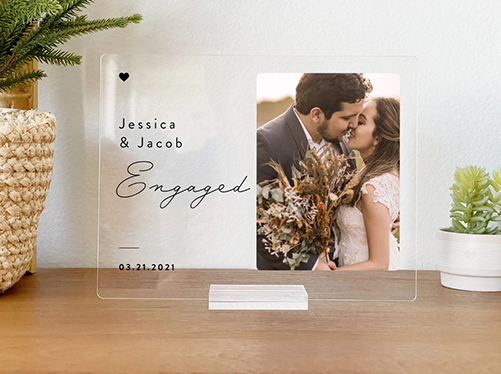 engagement gifts - Custom Photo Frame