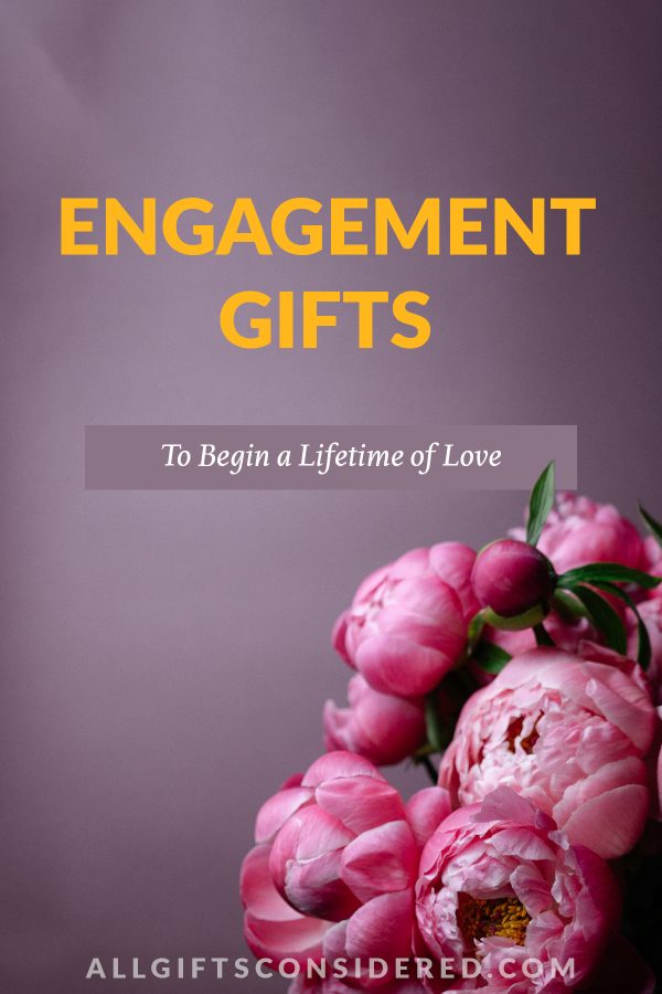 traditional engagement gifts - pin it image