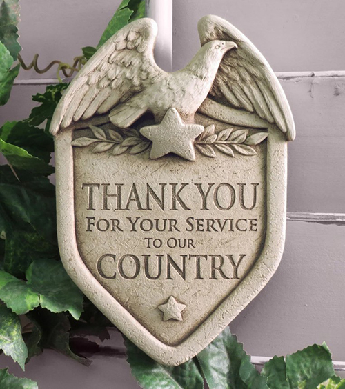 Gifts for veterans -Thank You Veterans Plaque