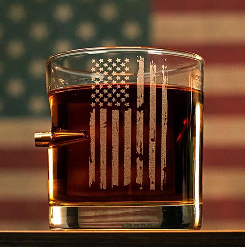 Gifts for veterans -Veteran’s Whiskey Glass