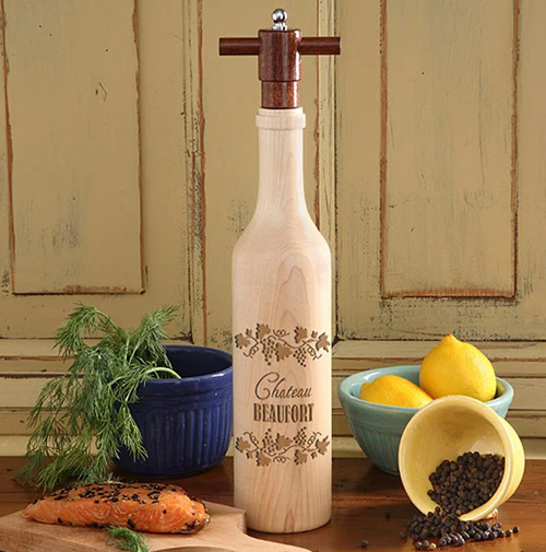 personalized pepper mill