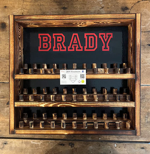 Personalized 66 Ring Display Case