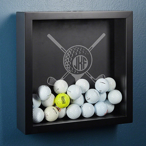 Shadow Box Golf Ball Display
