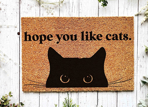 Hope You Like Cats Doormat