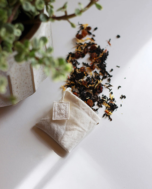 earth day gifts - Reusable Organic Cotton Tea Bags