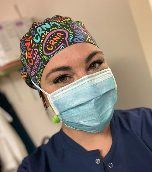 Fun CRNA Scrub Caps