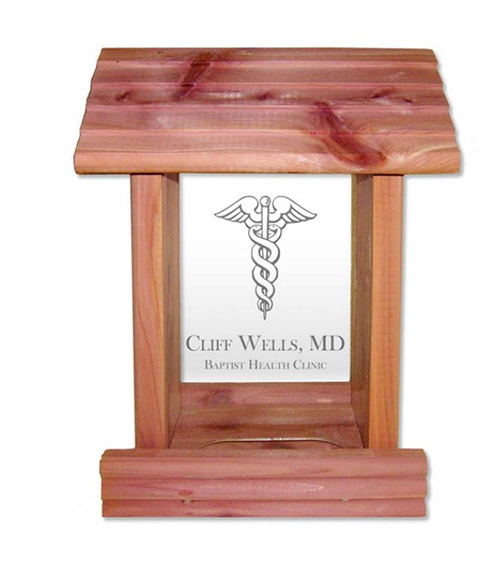 gifts for medical school graduates - Engraved Medical Bird Feeder