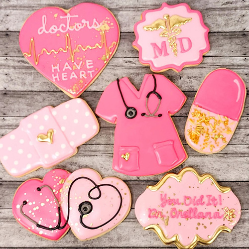 gifts for medical school graduates - Graduation Sugar Cookies