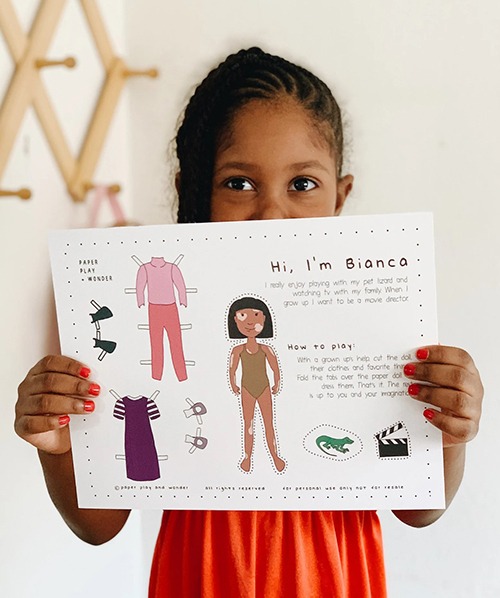 kindergarten graduation gifts - Custom Paper Doll Kits