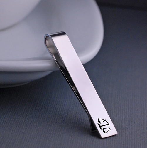 law school graduation gifts - Scales of Justice Tie Clip