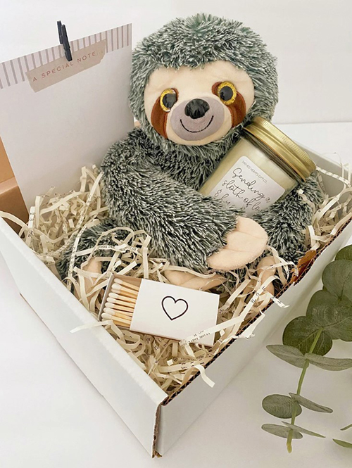 gifts for nursing home residents - Sloth Hugs Package - gifts for nursing home residents