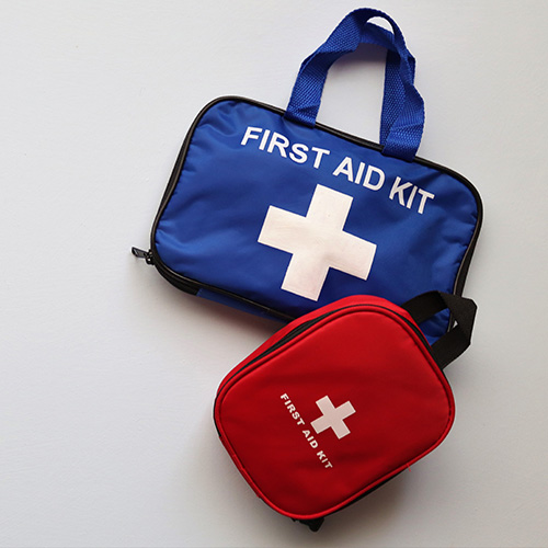 First Aid Essentials Basket - gifts for nursing home residents