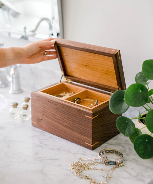 Personalized Walnut Memory Box