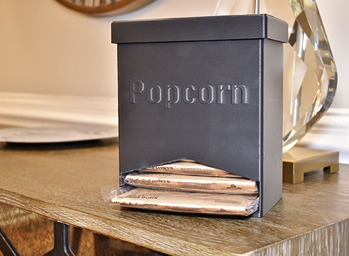 Microwave Popcorn Dispenser