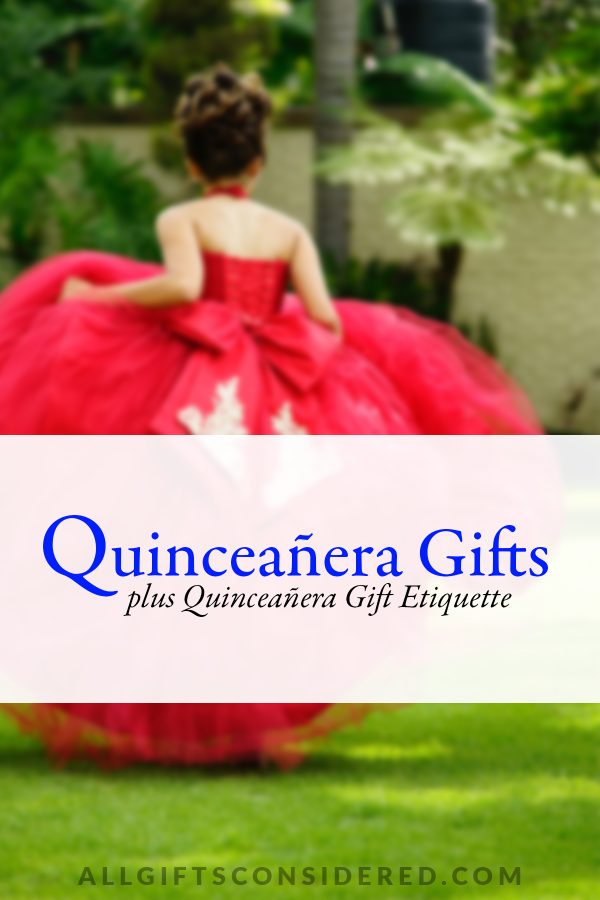 Quinceañera gifts - pin it image