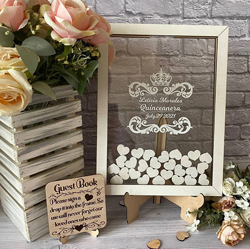 Quinceañera gifts - Mis Quince Guest Book