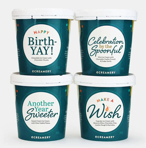 Personalized Birthday Ice Cream