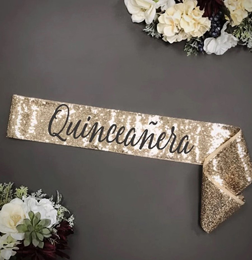 Quinceañera gifts - Quinceañera Sash