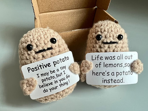 gifts for medical school graduates - Positive Potato Crochet Residency Gift