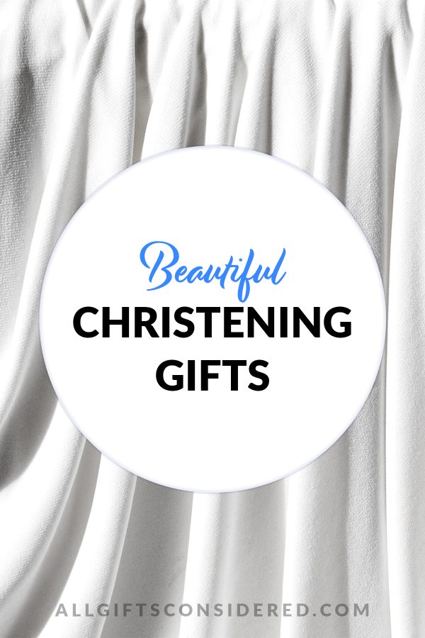 christening gifts - pin it image