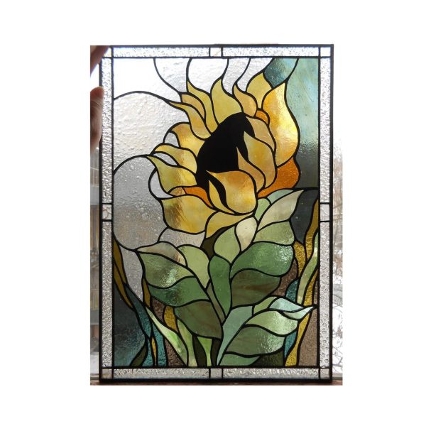 3rd Anniversary Gifts - Sunflower Stained Glass