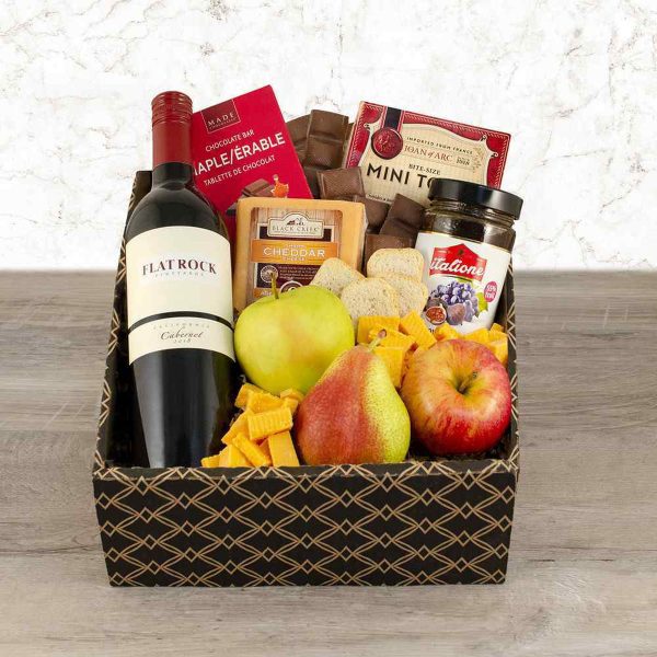 4th Anniversary gifts - Fruit & Snacks basket