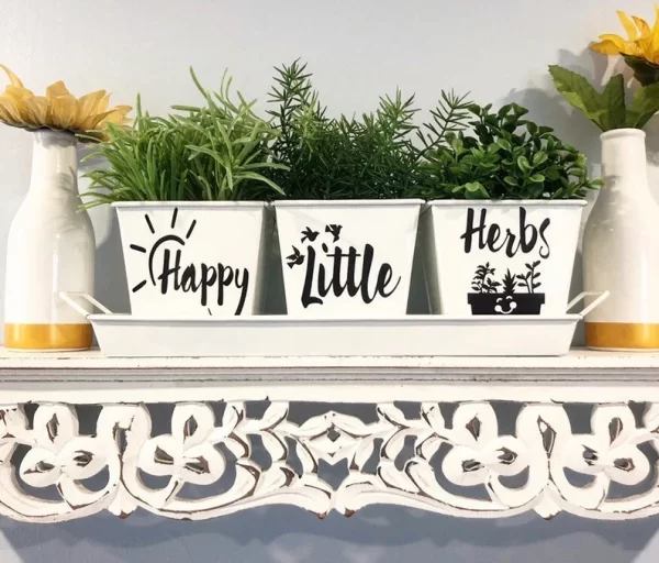 70th Birthday Gifts - Happy Little Herb Garden