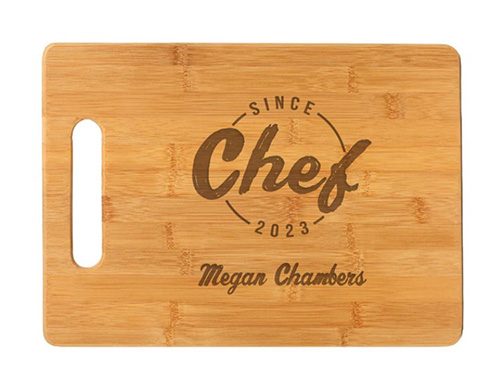 Future Chefs: Personalized Bamboo Cutting Board