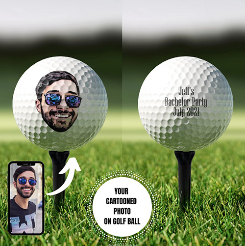 boyfriend graduation gift - Photo Golf Balls