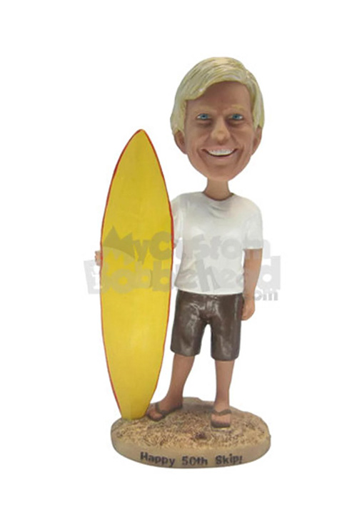 Custom Groovy Surfer Bobblehead