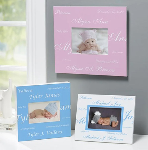 Personalized Baby Frame - father's day gifts for new dads