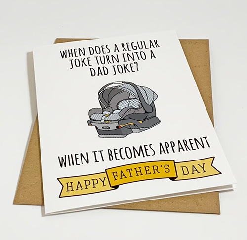 Dad Jokes Father's Day Card