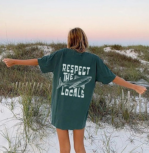 Respect The Locals Shirt - surfing gift ideas