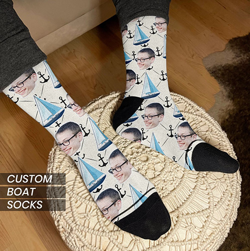 Personalized Boating Socks - gifts for boat owners